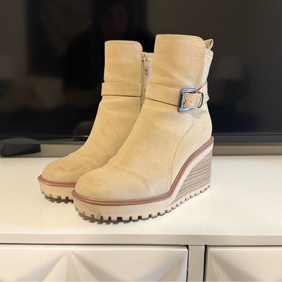 MIA PLATFORM BUCKLE BOOTIES WITH ZIP - Picture 1 of 6